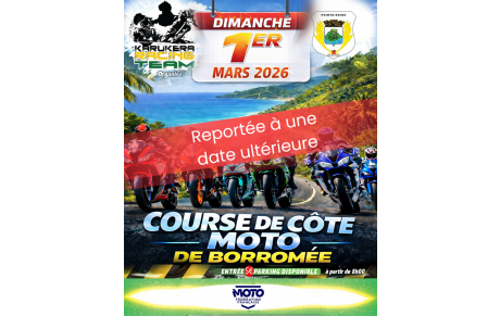 Report course de côte Borromée